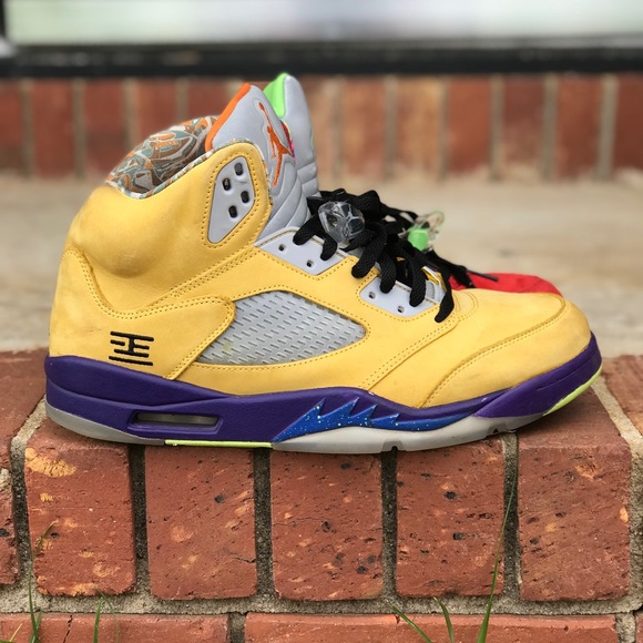 Air Jordan Retro 5 “What The” Size 11.5 - Picture 2 of 9